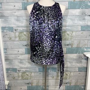 Apt. 9 Animal Print Sleeveless Dressy Blouse Top